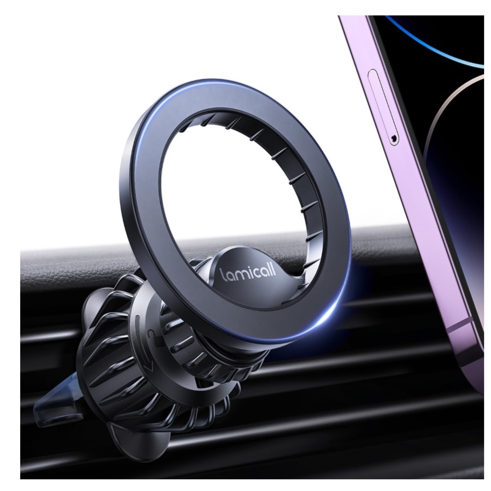 Air-Vent Phone Holder Dashboard Mount-BLACK